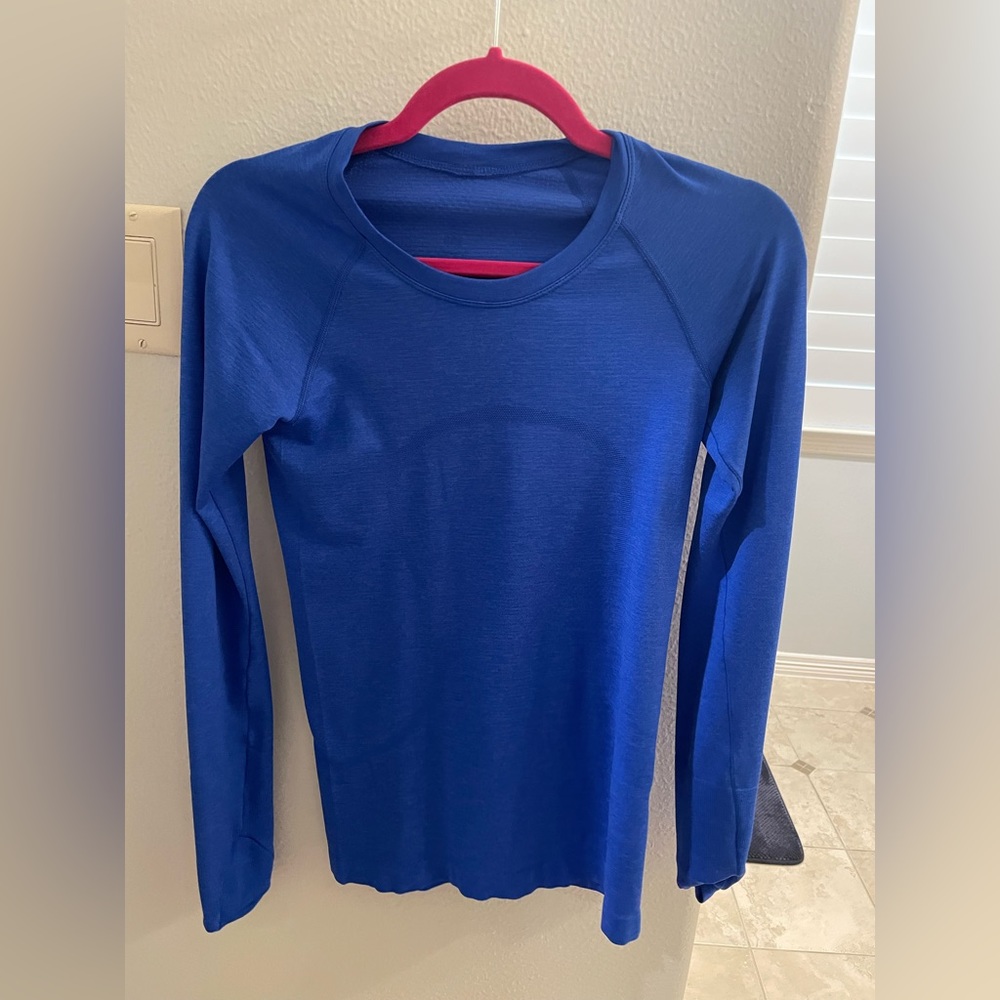 Blue Swiftly Tech Long Sleeve Shirt 2.0